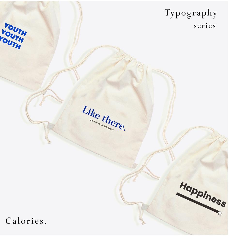 SKS.11Ma23ĸ ▫ Stringbag Minimalist simple youth My WOrld Flower Cat Quotes PErfect Grow Impossible