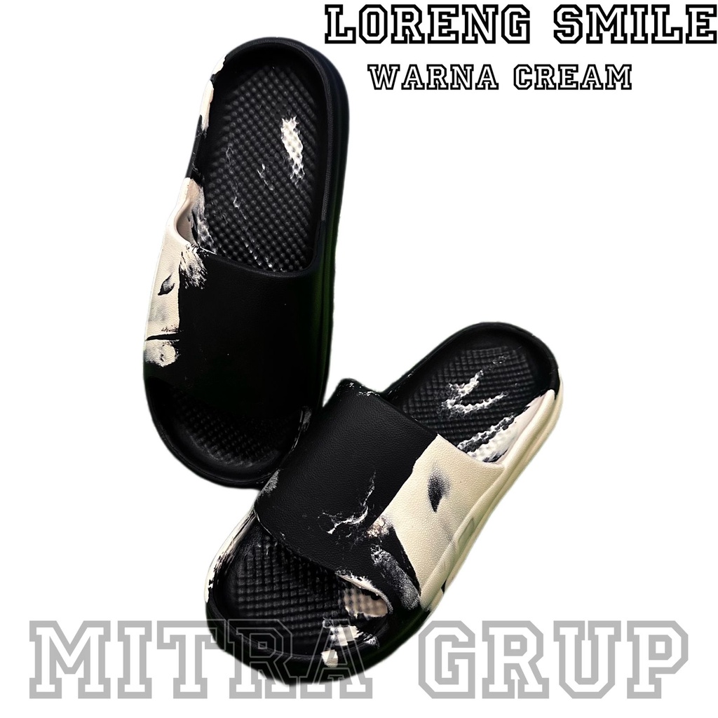 965MLORENG Sandal Slop Terbaru/Sandal Slip Pria Anti Licin/Sandal Slop Pria 965M Loreng Size 39-44 by smoll