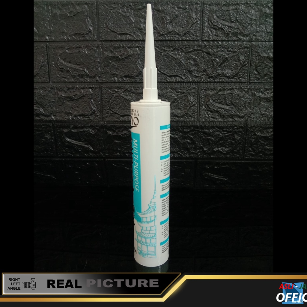 Lem Sealant Kaca / ACP 300 ml Silikon Non Asam Neutral Tidak Berbau TERBAIK - Silicone Sealant TAIYO