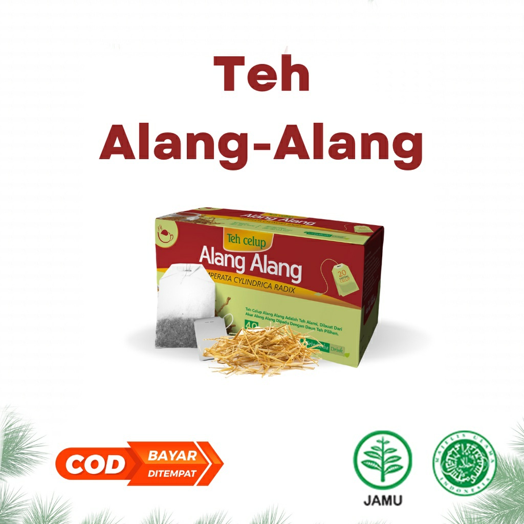 

Teh Celup Alang-Alang Isi 20 Tea Bag Teh Herbal Akar Alang Alang