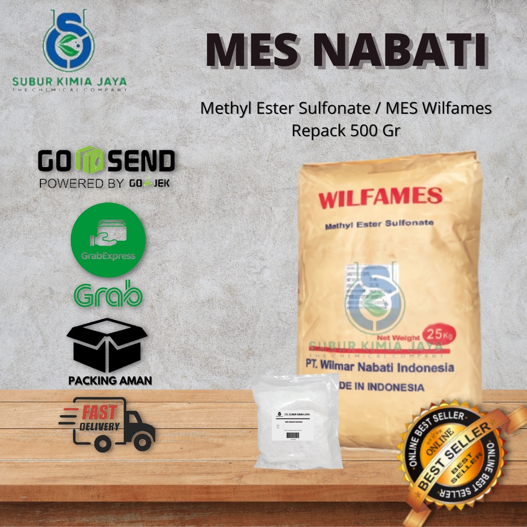 

MES ex Wilmar 500 Gr / Texapon Nabati / Surfactant Nabati / SLS Nabati / MES FLAKES / Methyl Ester