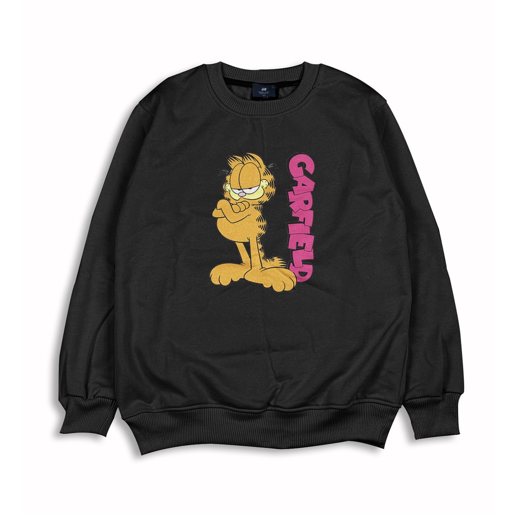 CREWNECK ANAK GARFIEL DTF KATUN FREE TAS