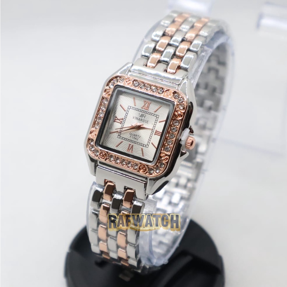 Jam Tangan Wanita Rantai Fashion Mewah RTA2 Stainless Permata Import