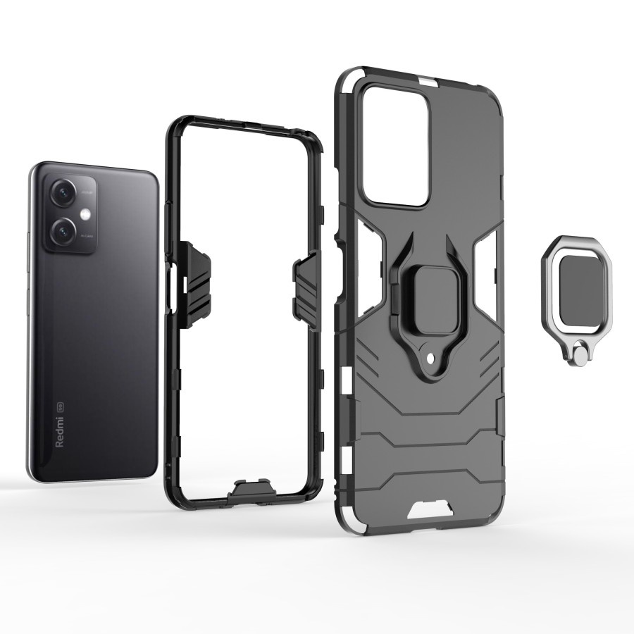 XIAOMI POCO X5 / POCO X5 PRO COVER CASE HYBRID RING PANTHER STANDING TPU ARMOR