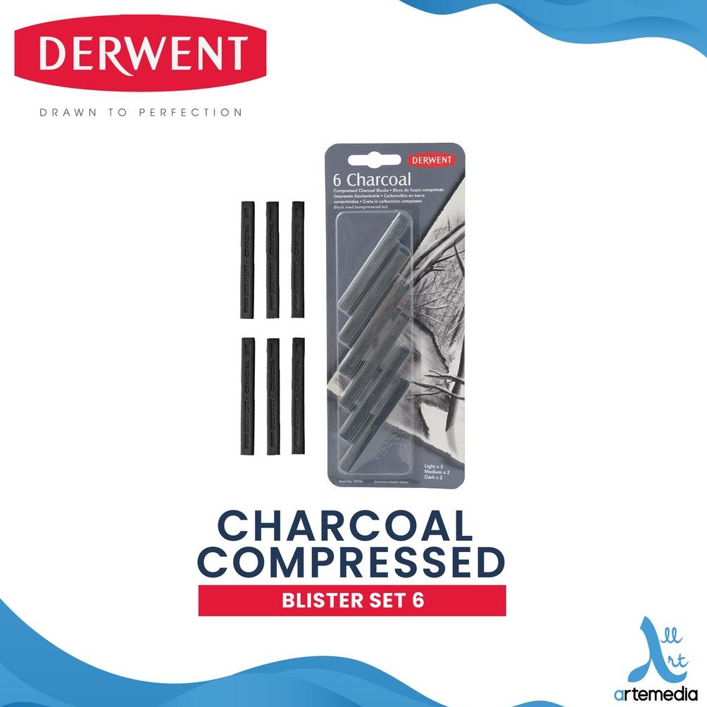 

Balok Arang Derwent Compressed Charcoal 6 Blister Set