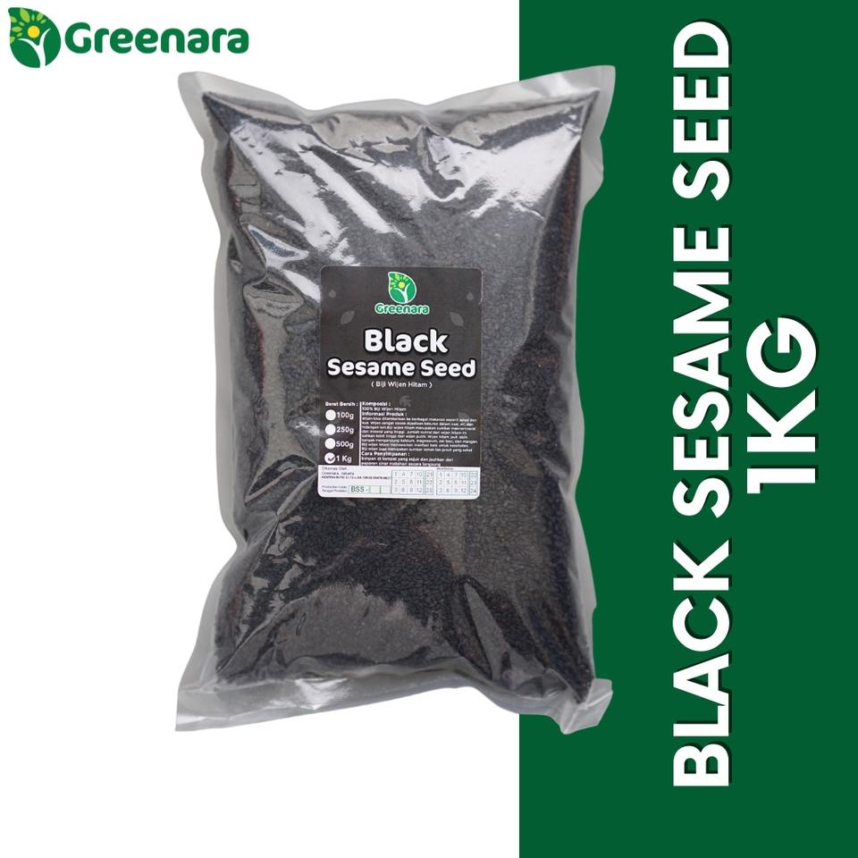 

☜ Black sesame seed 1kg wijen hitam 1kg ✻