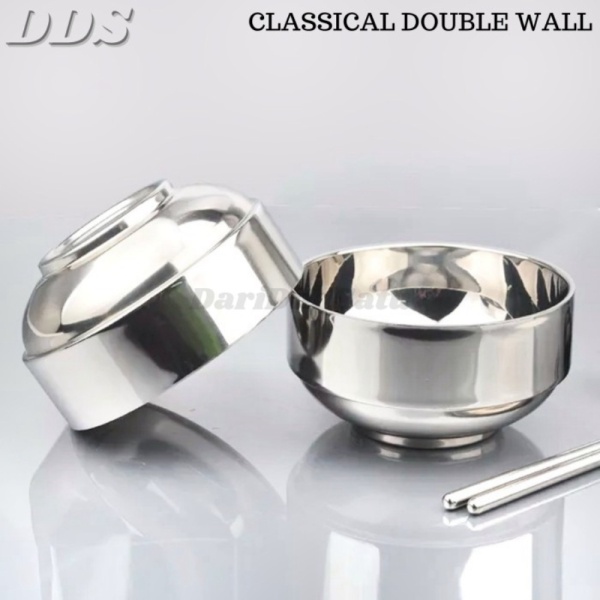 

Jual Mangkok Stainless Korea Double Wall Classical Bowl 2 Lapis 12 - 20 cm - 12 cm Berkualitas