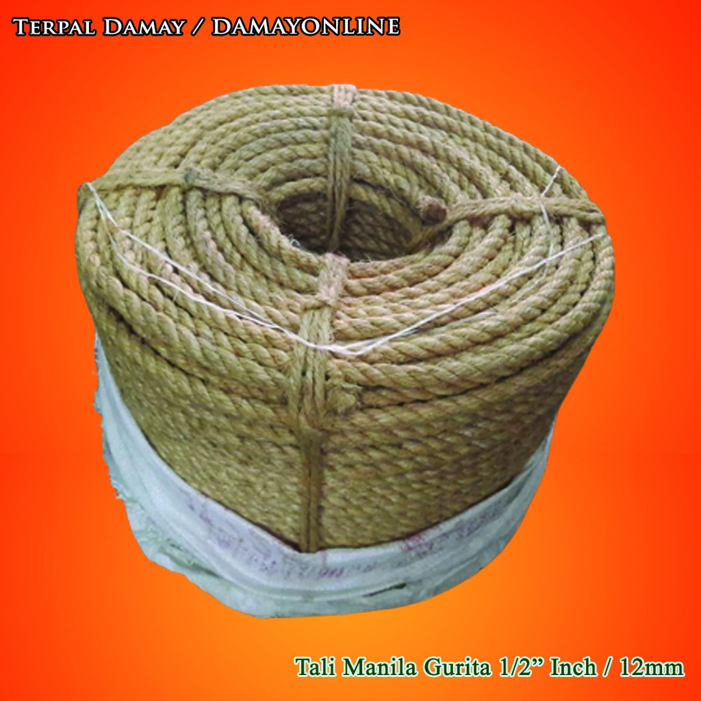 

Tali Tambang Tampar Manila Gurita 12mm / Rol ( Harga Per Rol )
