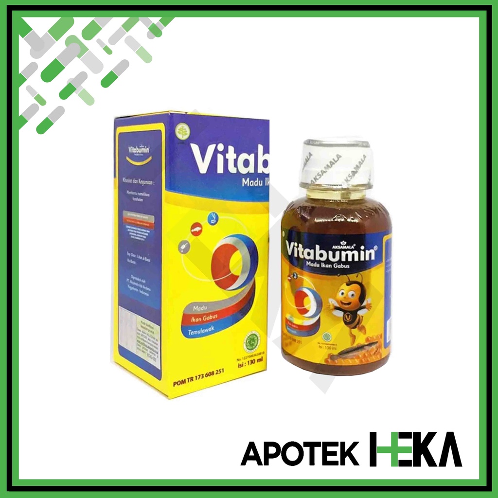 Vitabumin Syrup Botol - Madu Albumin Ikan Gabus (SEMARANG)