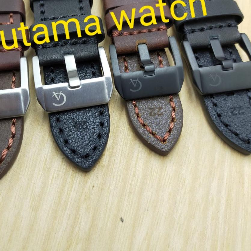 ♠ TALI JAM TANGAN ALEXANDRE CHRITIE HTAM COKLAT STRAP TALI JAM ALEXSANDER CHRISTI ➩