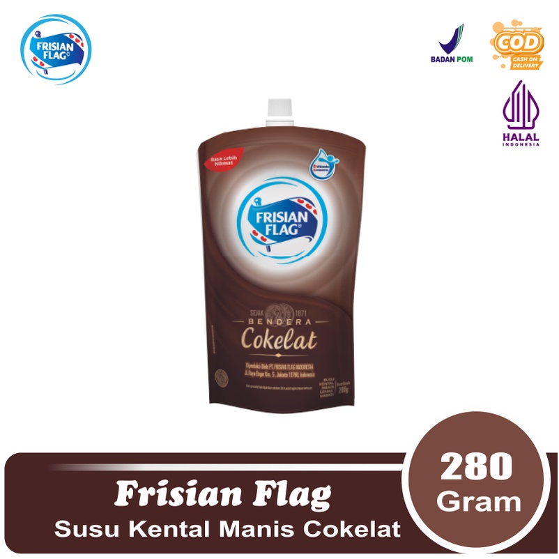 

Frisian Flag Susu Kental Manis Cokelat 280 gr