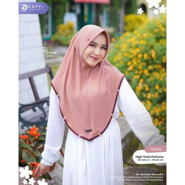 Briana hijab daffi style simple