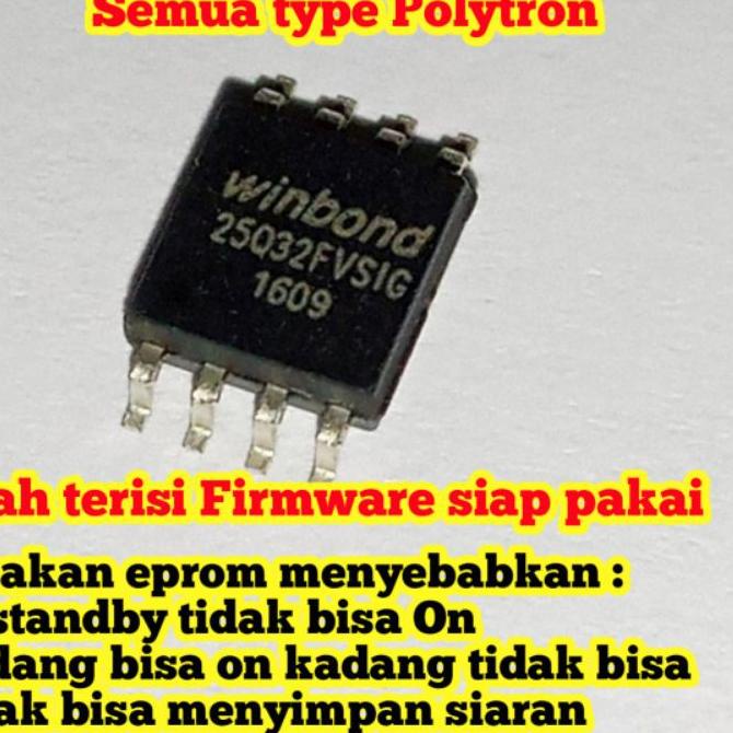 ✫ ic eprom tv LED Polytron siap pakai ♦