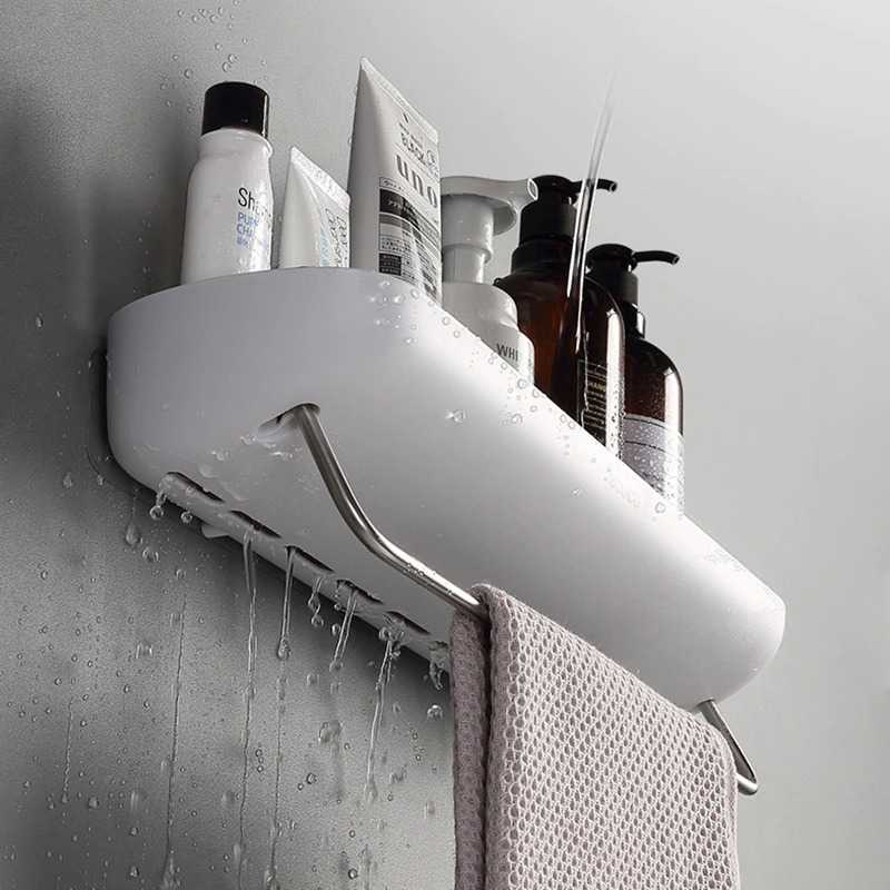 (BISA COD) FTIHSHP Ecoco Rak Gantung Kamar Mandi Organizer Storage Rack - E1923