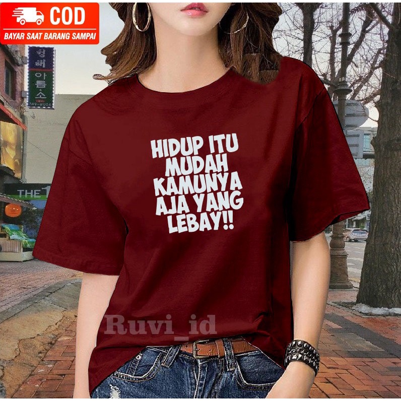 Ruvi_id-KAOS DISTRO / BELI 3 GRATIS HEADSET EXTRA BAS / KAOS WANITA/ KAOS PRIA / KAOS WANITA KOREAN STYLE / BAJU WANITA KEKINIAN VIRAL / BAJU WANITA OOTD / KAOS OBLONG / T-SHIRT / KAOS CEWEK OVERSIZE / KAOS REMAJA / KAOS IMPORT / BAHAN KATUN MURAH