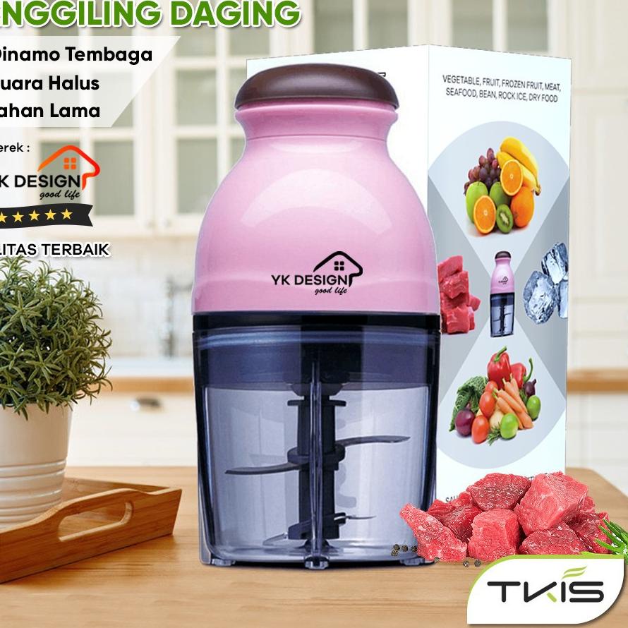 ☂ Blender / Penggiling Daging kapsul MINI Mesin Penggiling Pencacah Daging Sayur Buah YK DESIGN YK-1