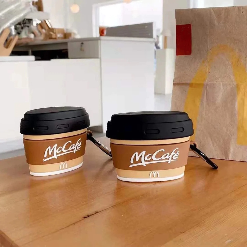 Aksesoris Casing Airpods Airpod Case Gen 1 / 2 Pro Minuman Kopi Coffee McCafe Mc Cafe Mcd Mcdonald L
