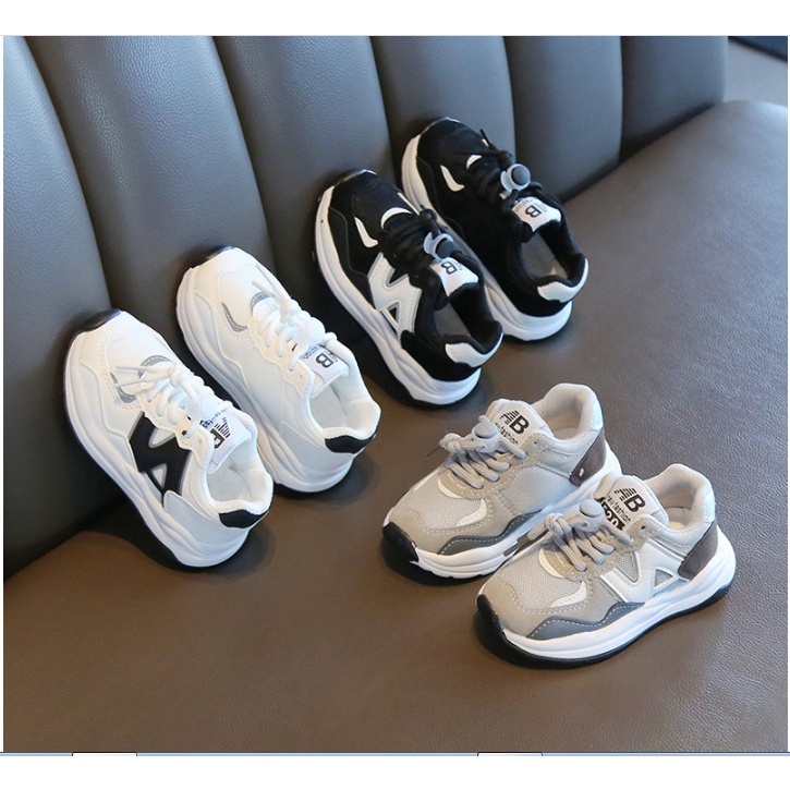 Sepatu Anak unisex sepatu sneakers anak IMPORT 21-36 3 colourm AB 520