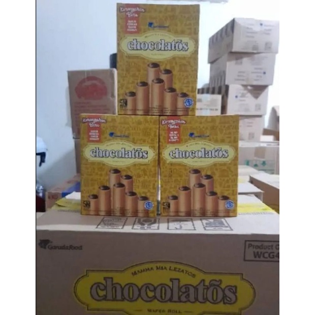 

chocolatos makanan ringan full coklat per pack isi 24pcs