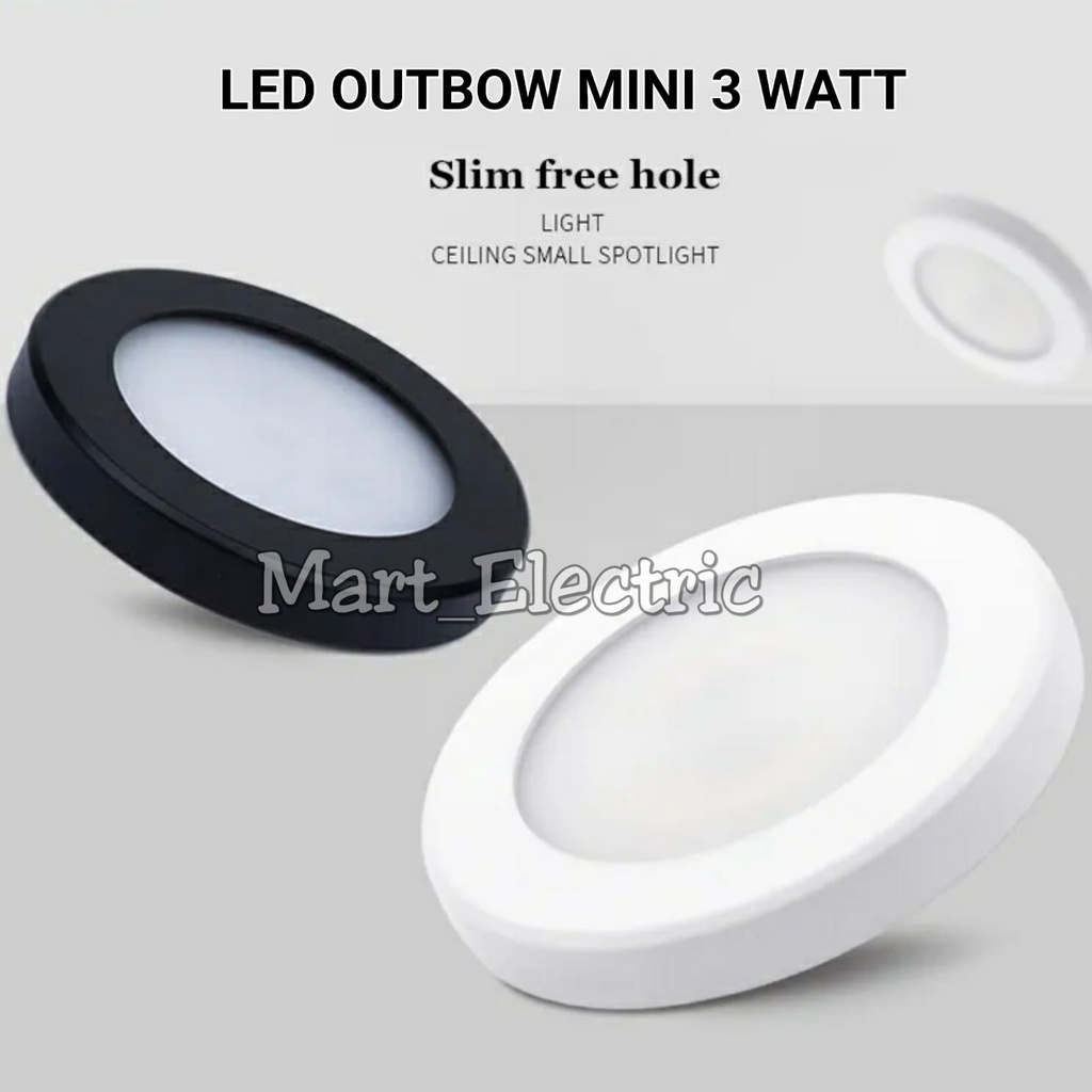 LAMPU DOWNLIGHT LED MINI TEMPEL OUTBOW 3 WATT 220V / LAMPU CABINET