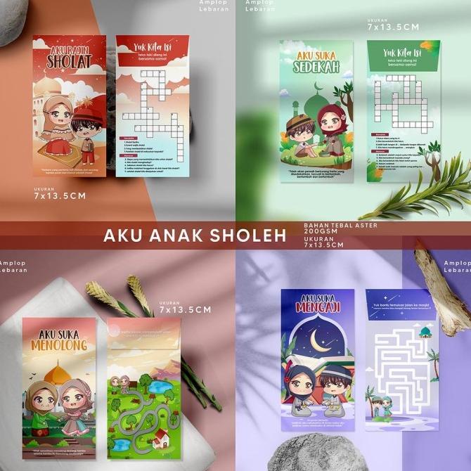 

AMPLOP LEBARAN BELANJA 100PCS AMPLOP EDUKASI ANAK | AMPLOP LEBARAN TEMA EDUKASI | ISI EL09I09A82L