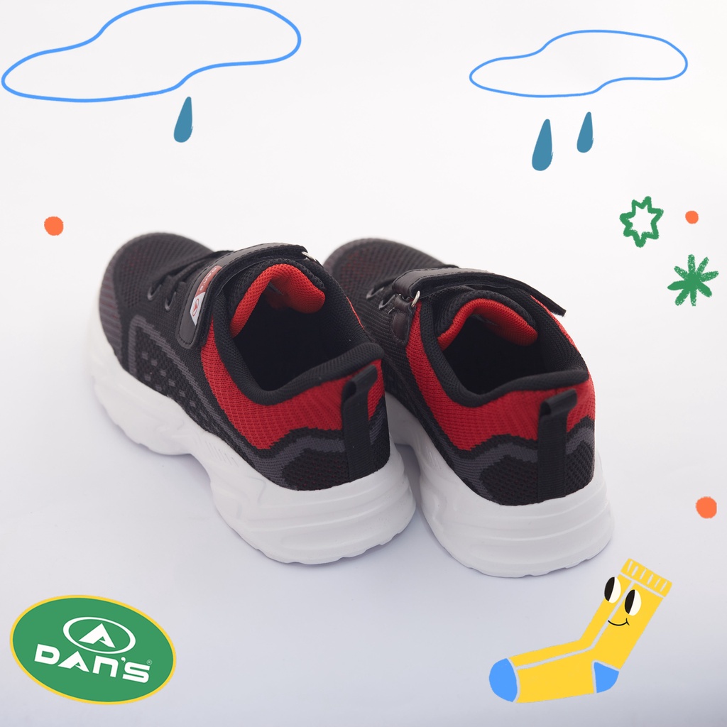 Dans Larton Sepatu Sneakers Anak Laki-Laki - Black
