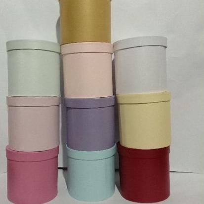 

12.12 Terlaris Gift Box Bulat D15T15/Box Bulat Bunga/Box Bulat/Round Flower Box/Bloombox Flower !