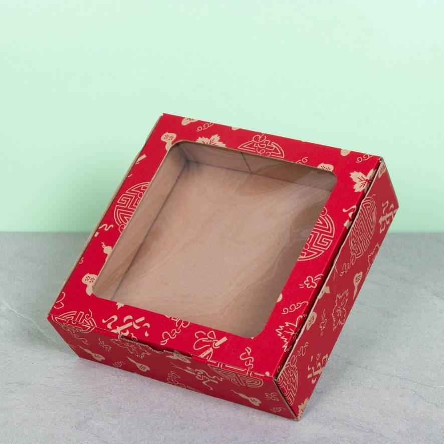 

Dus Packaging Hampers Tart Box Packing Pudding Kardus Mika Brownies 22 x 22 x 7 cm