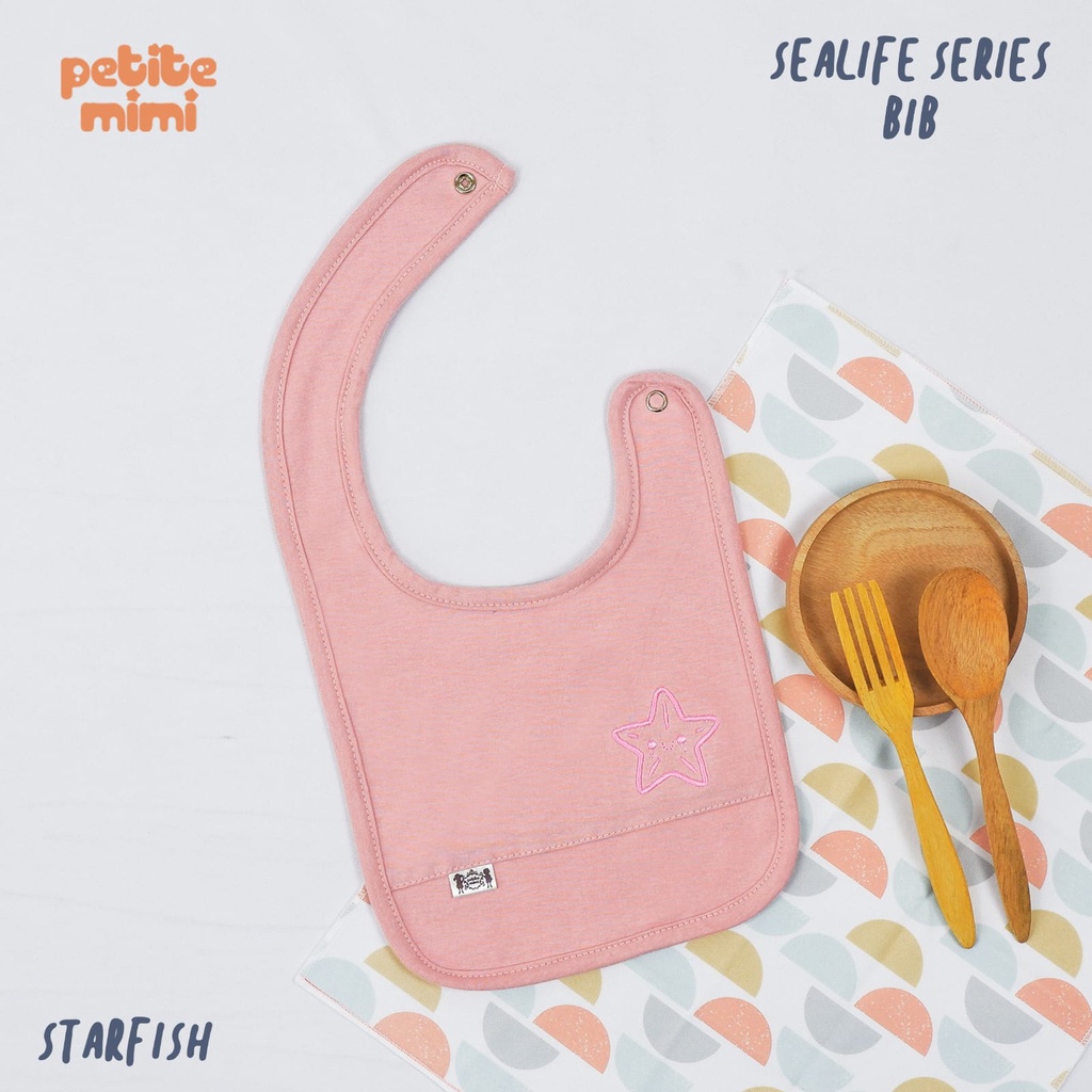 Petite Mimi Sealife Series Bib Celemek Makan Bayi