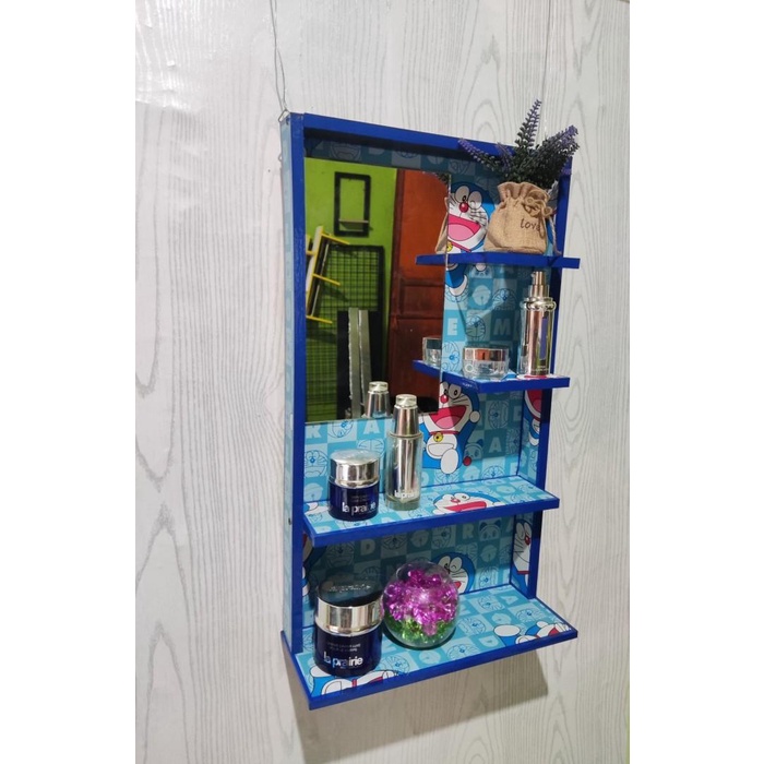 [Cod] Rak Kosmetik Dinding Gantung / Rak Make Up / Tempat Alat Makeup