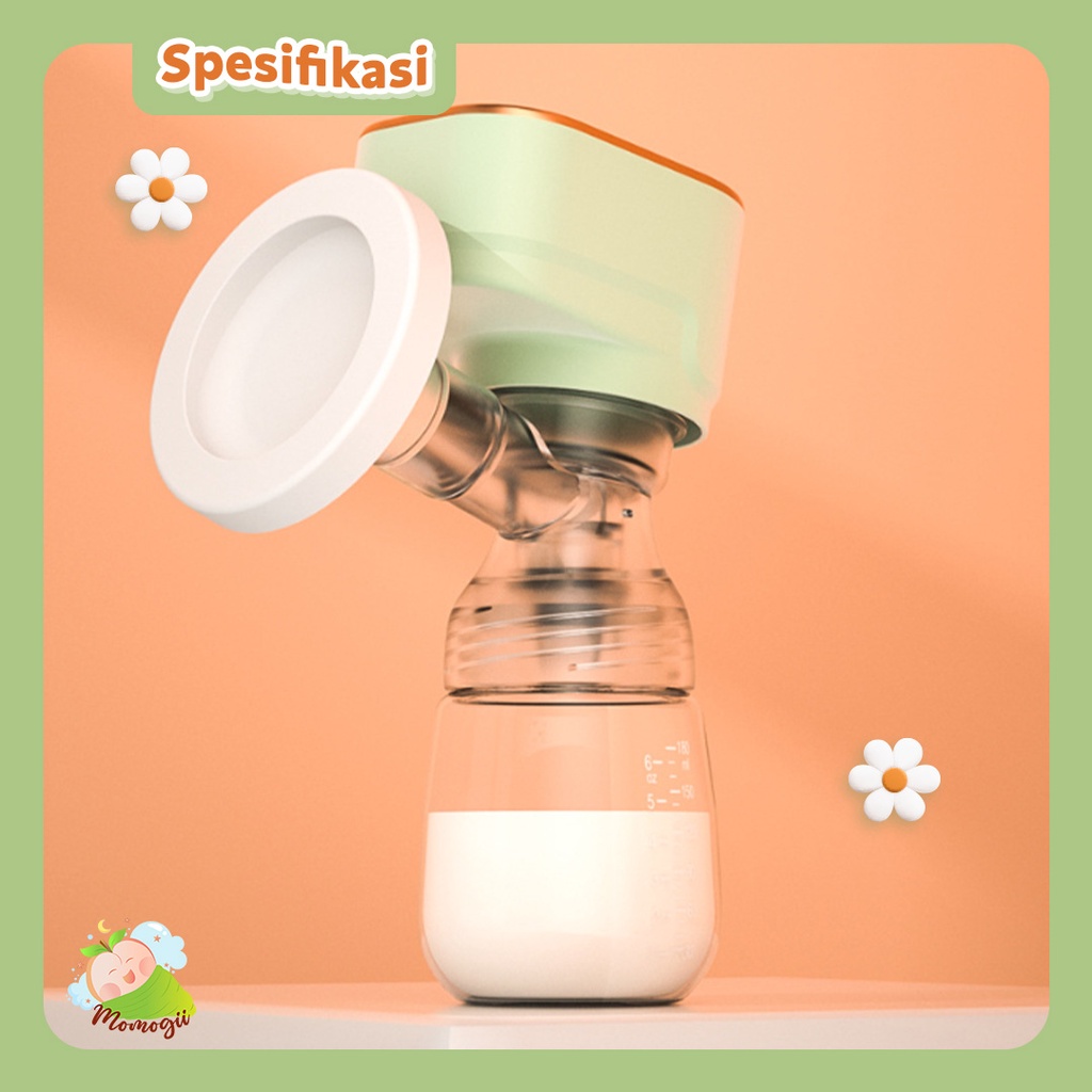 MOMOGII PREMIUM Pompa ASI PortableTerlaris  FREE Kabel USB dan DOT