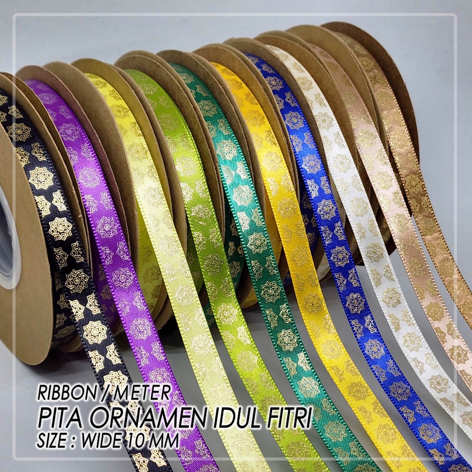 

PITA ORNAMEN IDUL FITRI 10 MM /METER - PITA HAMPERS IDUL FITRI LEBARAN