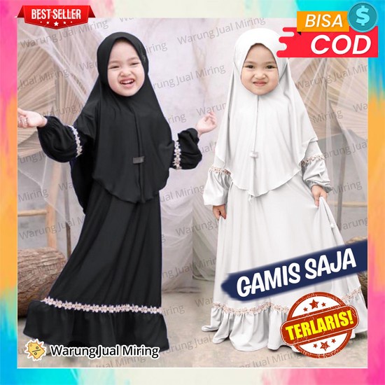 Baju Gamis Anak Perempuan Setelan Muslim 3 10 Tahun Terbaru Setelan Anak Perempuan Viral Terlaris Ga