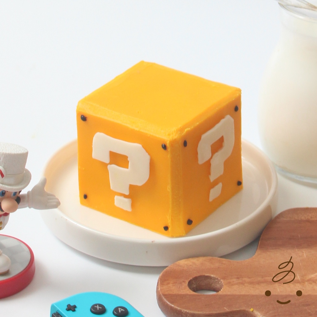 

Question Block Cake