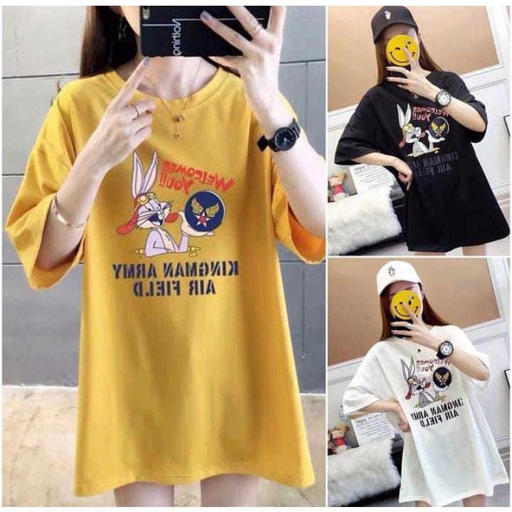 [BEST SELLER T-SHIRT | KAOS] BUGS BUNNY OVERSIZE T-SHIRT