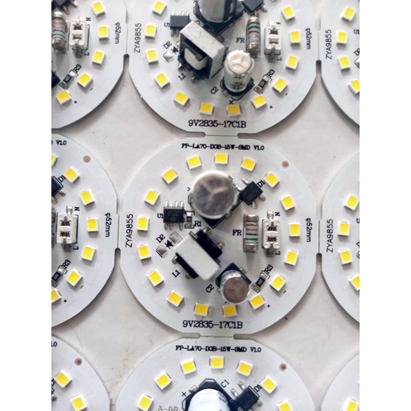 mesin lampu pcb led AC 15 watt travo