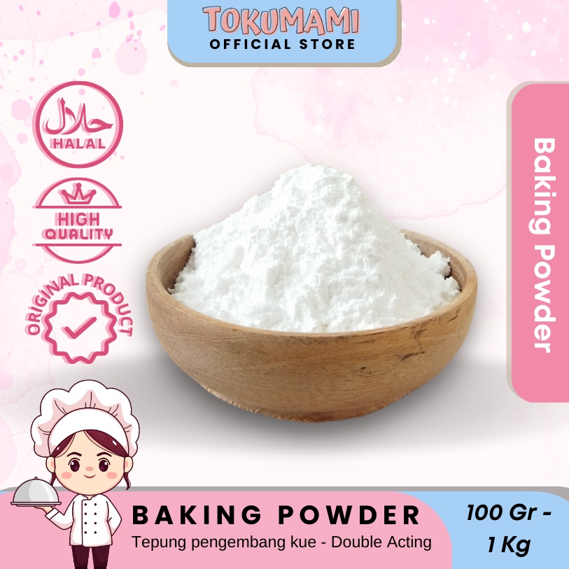 

Tokumami - Baking Powder Hercules 100 GR - 1 KG