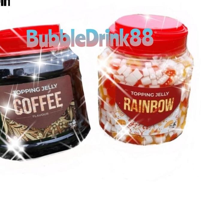 

♤ QQ Rainbow jelly QQ COFFEE JELLY premium itpin jelly 1.2kg Itpin ™