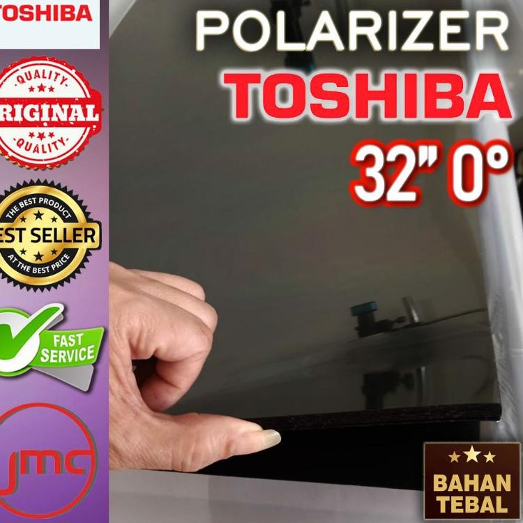 PALING AMPUH✌️>>> POLARIZER TV LCD TOSHIBA REGZA 32 INCH 0 DERAJAT ( BAGIAN DEPAN ) PLASTIK POLARIZE