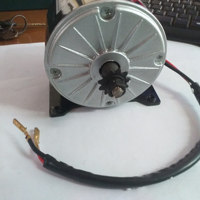 Dinamo Brushed 24 350W Scooter Sepeda Listrik Sparepart #Original