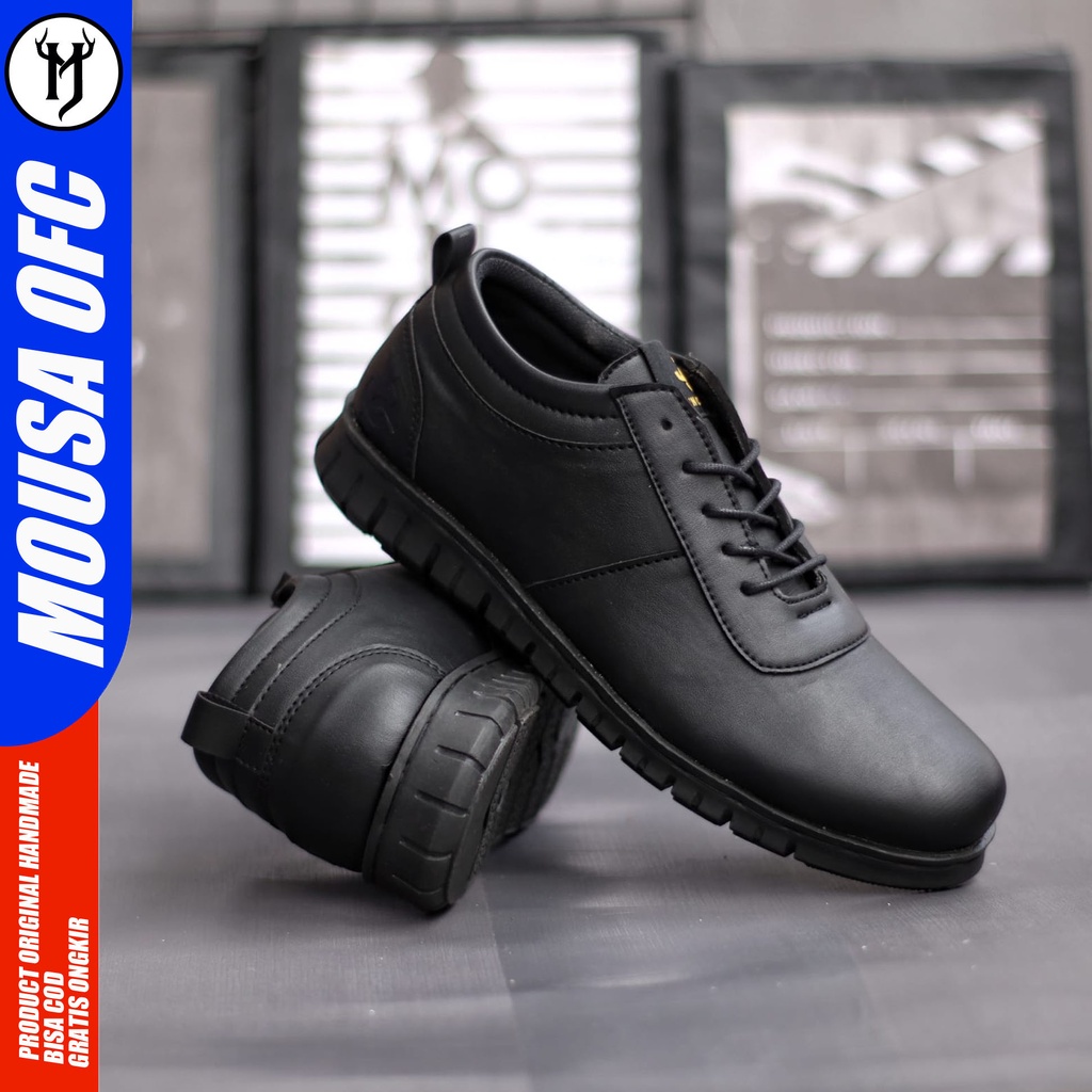 Sepatu Kasual Formal Pria Sepatu Sneakers Kulit Syntetic Casual New Trend Mousa Wtfing