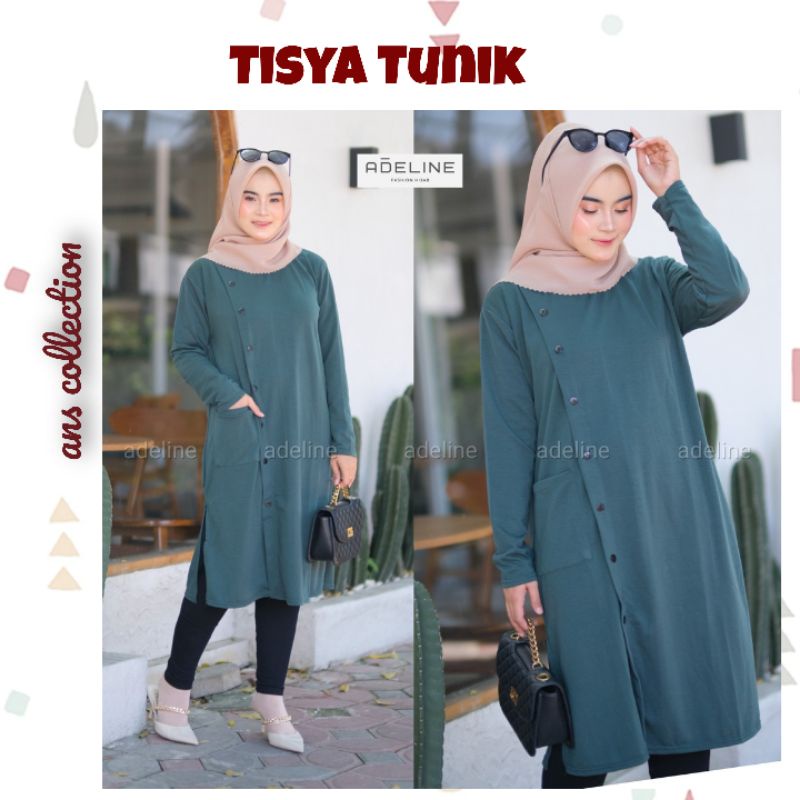 Baju Atasan Wanita Muslim | Tunik Jumbo Babyterry LD 110+