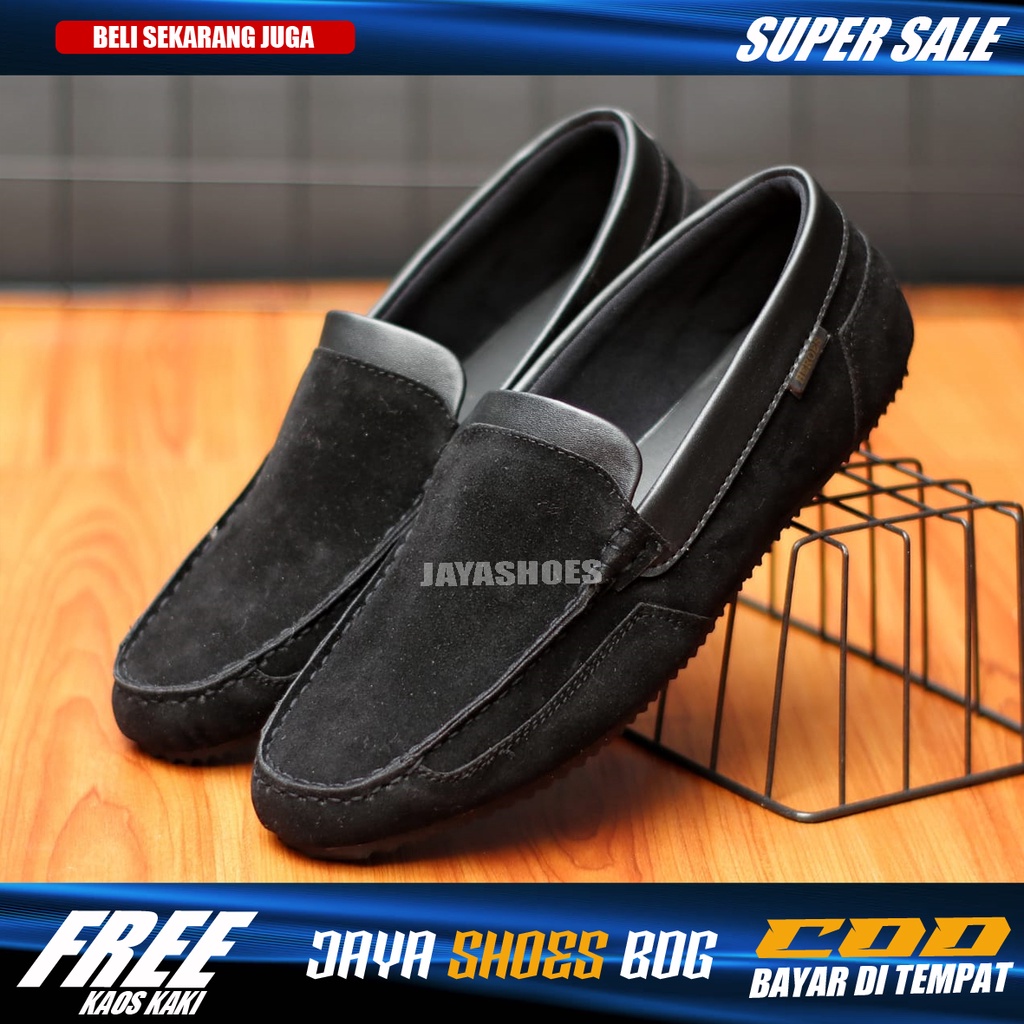 sepatu casual pria slip on pria original tanpa tali slop cowok murah terbaru selop keren main gaya