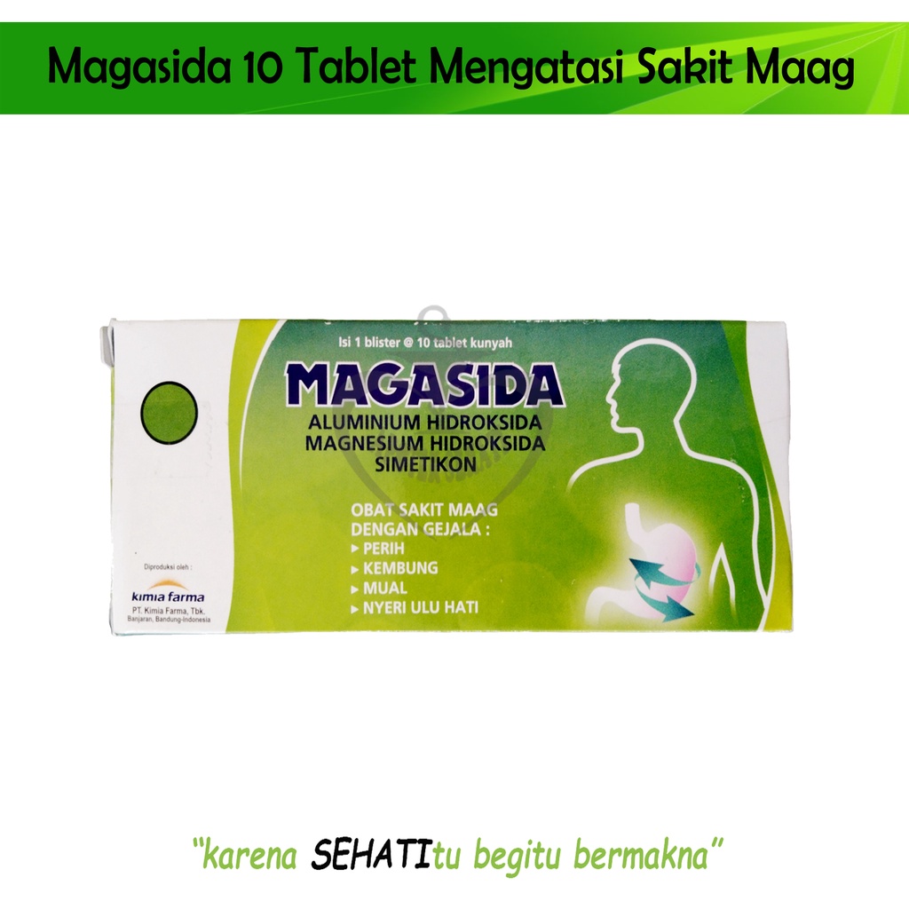 Magasida Tablet Mengatasi Gejala Asam Lambung