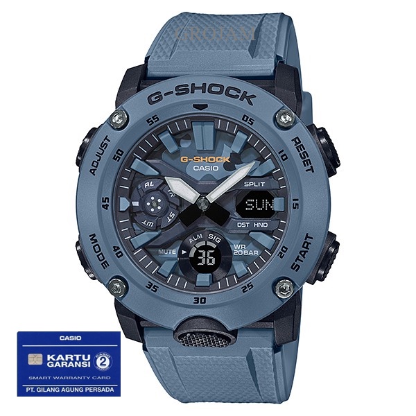CASIO G-SHOCK GA-2000SU-1A GA 2000SU GA-2000SU-2A ORIGINAL GARANSI RESMI