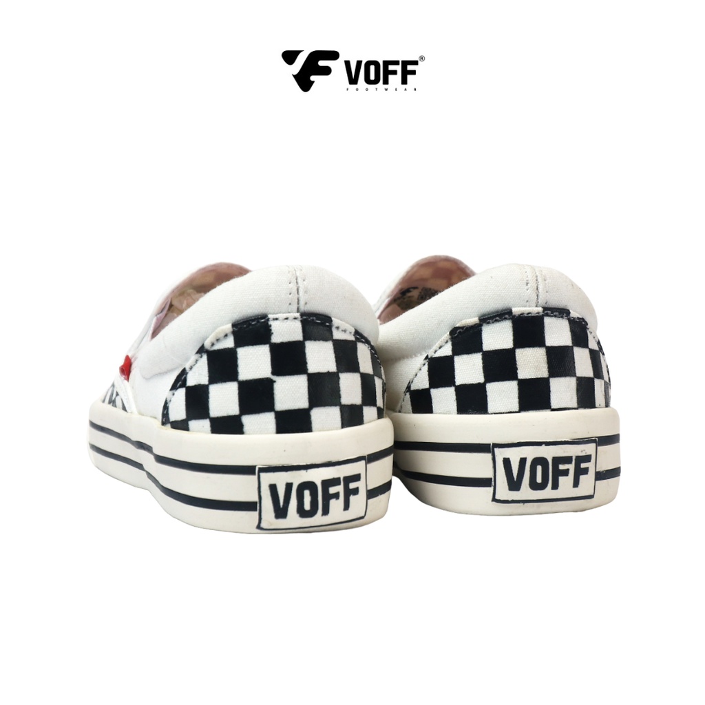 Voff Official Store - Voff Metamorf White | Sepatu Pria | SlipOn | Sneakers