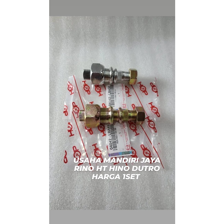 BAUT RODA BELAKANG RINO HT HINO DUTRO R/L HARGA 1SET 2PC HUB BOLT REAR