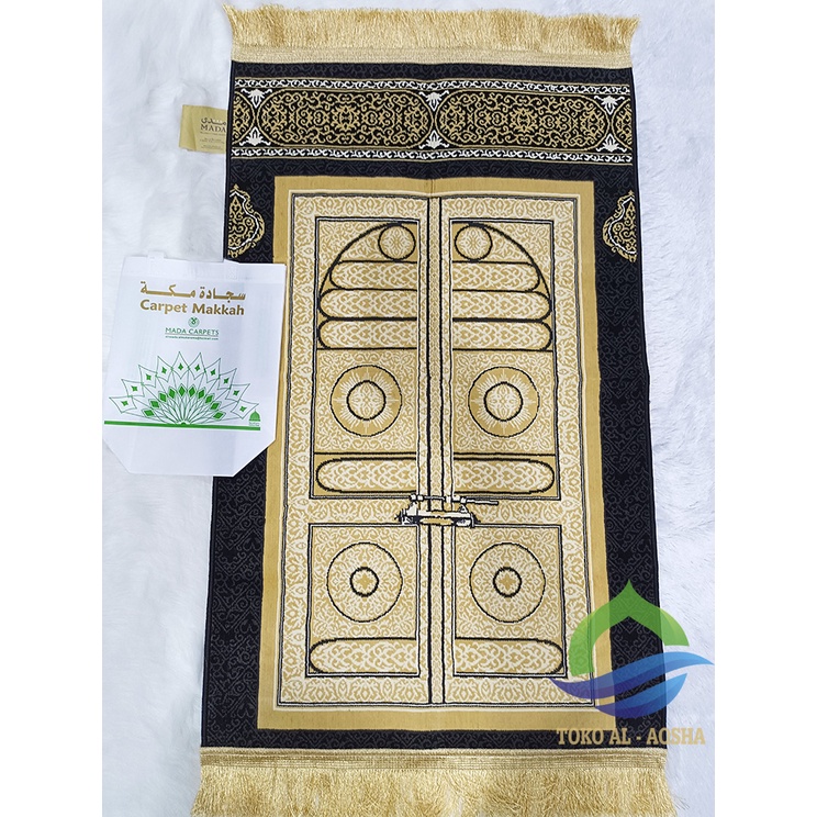 Sajadah Motif Kiswah Pintu Kabah New/Kiswah Kabah-Original Madinah