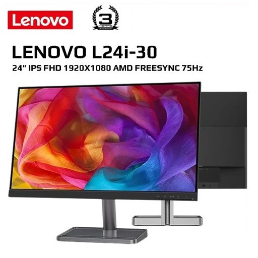 LED Monitor LENOVO L24I-30 IPS FHD HDMI VGA Eye Caring 75Hz - L24i-30