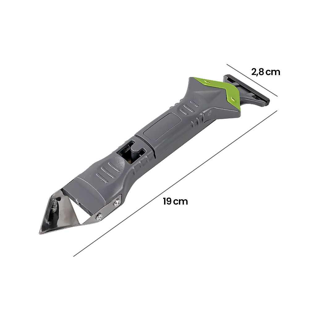 E-TOOLS Set Pembersih Perapi Lem Silikon Sealant Tool Scraper 5 in 1 - WL105 - Black